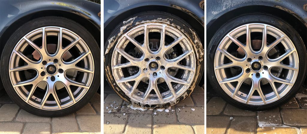 BMW Mothers Wheel Cleaner Test, Before, During, After