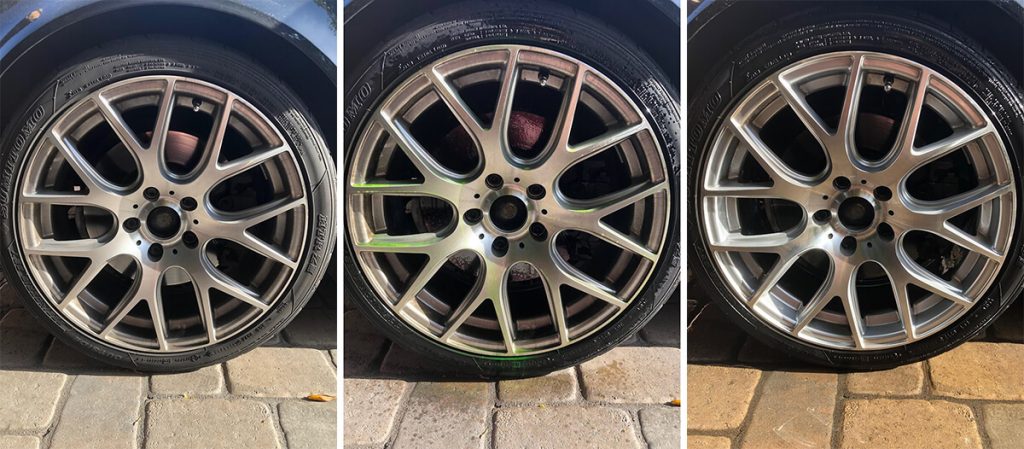 BMW Sonax Wheel Cleaners Test, Before, During, After