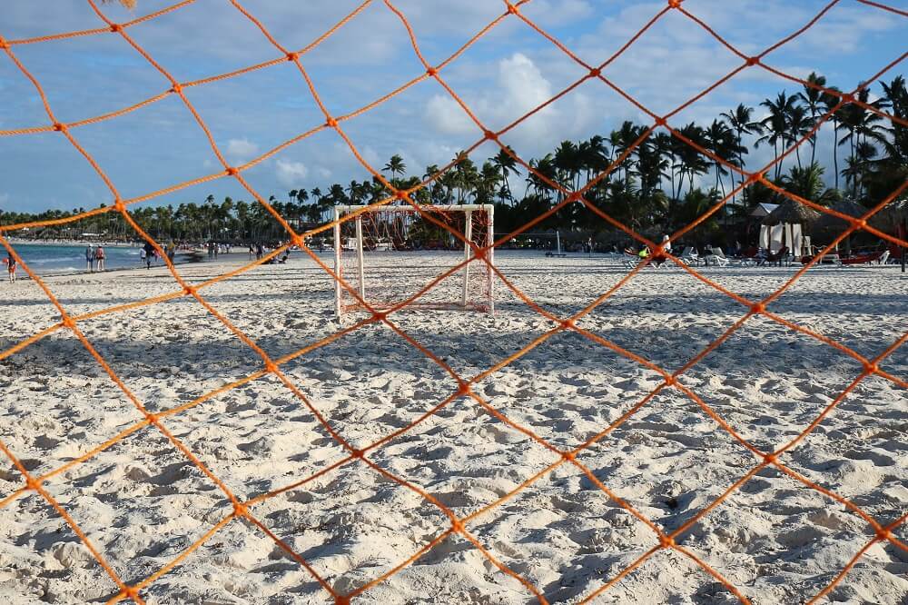 beach soccer field